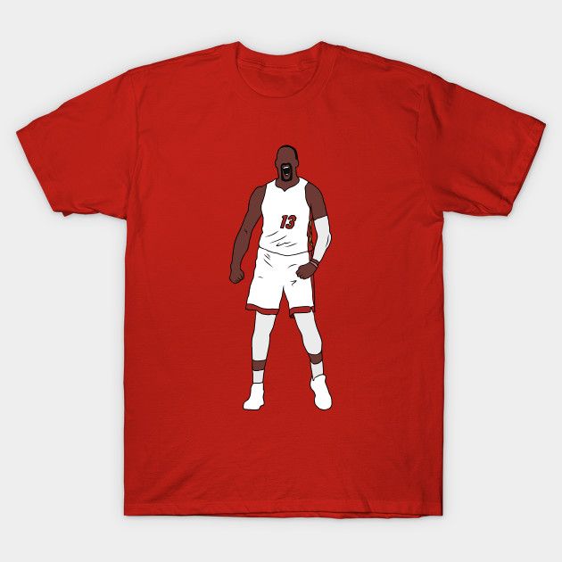 Bam Adebayo Celebration - Nba - T-Shirt | TeePublic